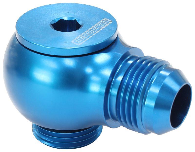 Aeroflow 90° Low Profile -12ORB to -12AN Male Adapter (AF909-12) AF909-12