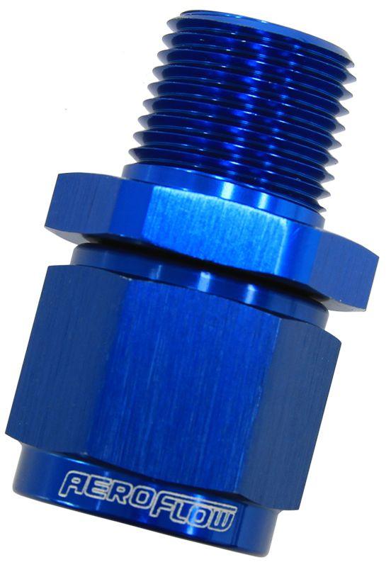 Aeroflow Male NPT to Female AN Straight Fitting 1/4" to -4AN (AF916-04-04) AF916-04-04