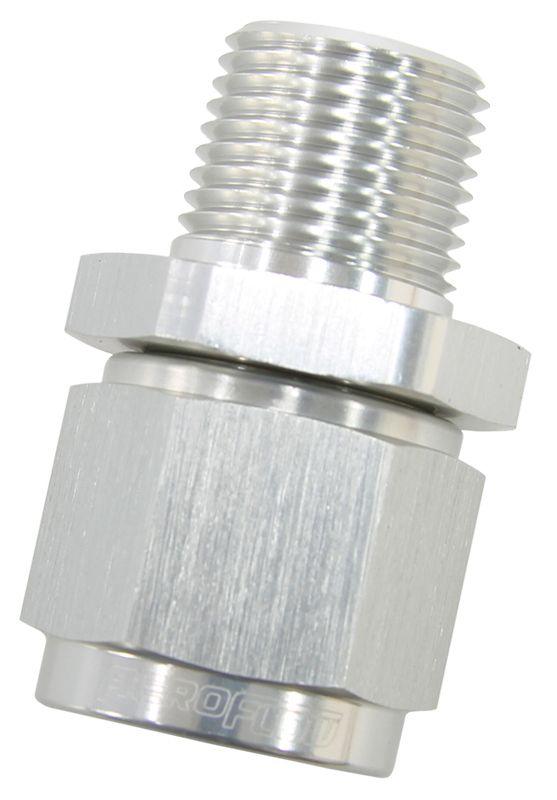Aeroflow Male NPT to Female AN Straight Fitting 1/4" to -6AN (AF916-06-04S) AF916-06-04S
