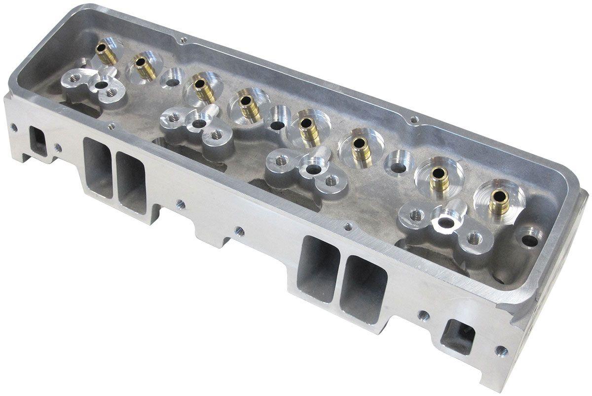 Aeroflow Bare Small Block Chev 327-350-400 186cc Aluminium Cylinder Heads with 67cc Chamber (Pair) (AF95-0327)
