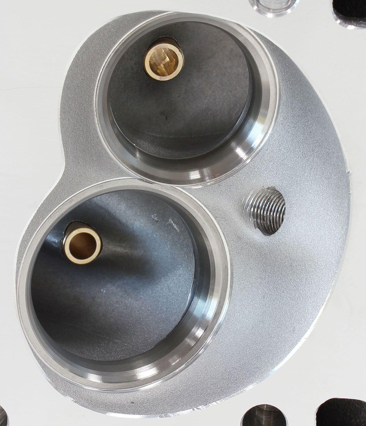 Aeroflow Bare Big Block Chev 396-454 320cc Aluminium Cylinder Heads with 120cc Chamber (Pair) (AF95-0427)