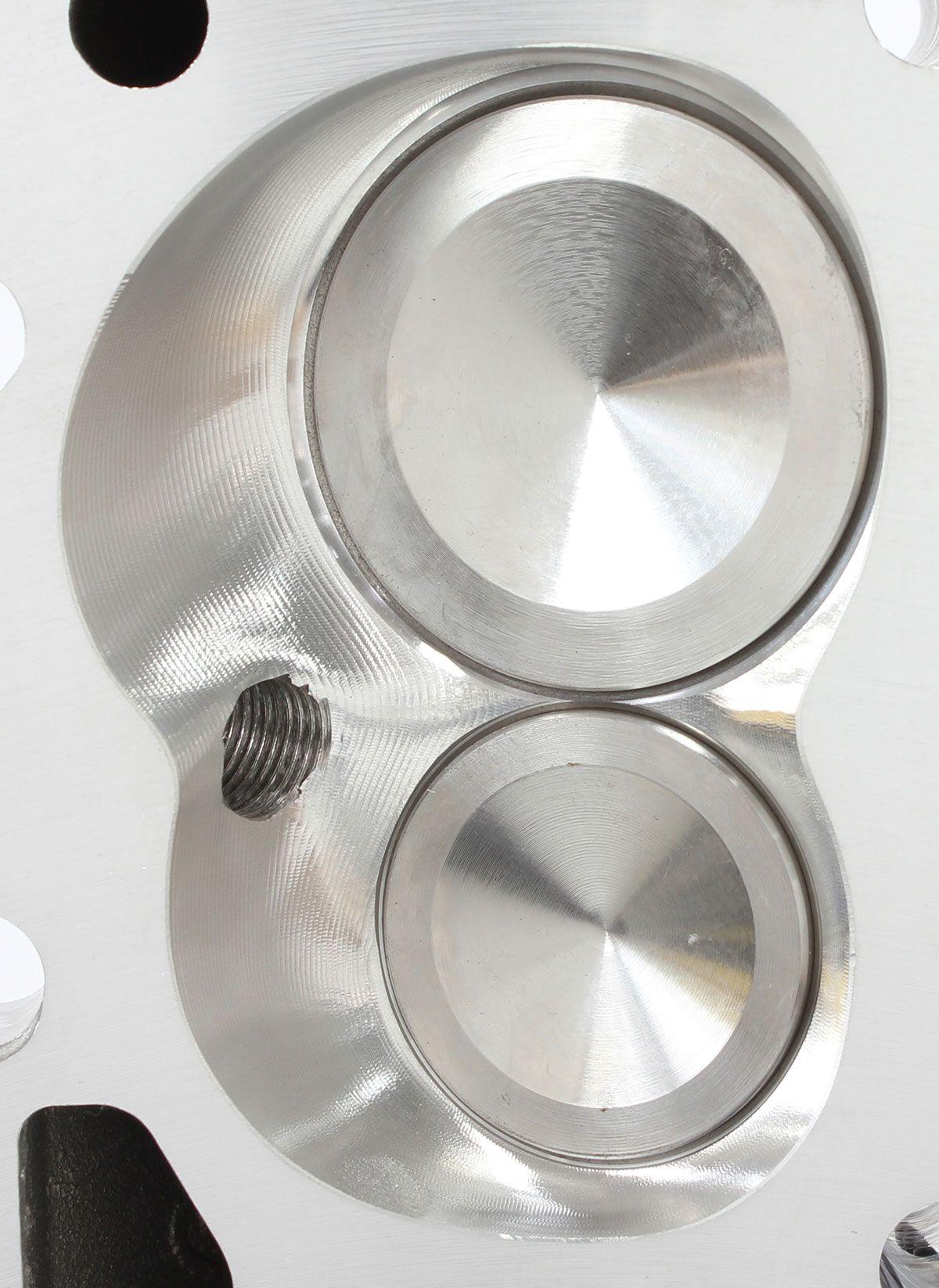 Aeroflow Complete Small Block Chev 327-350-400 213cc CNC Ported Aluminium Cylinder Heads with 68cc Chamber (Pair) (AF95-2401)