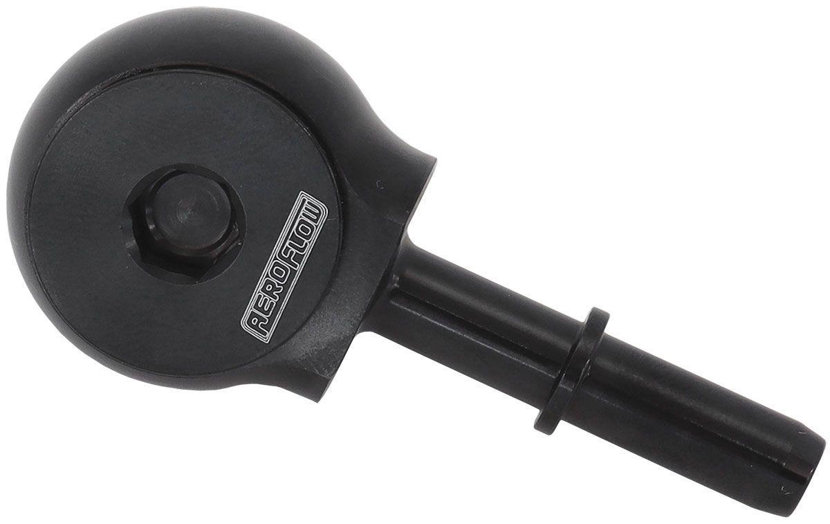 Aeroflow 90° Low Profile -8ORB to EFI Push On 5/16" Barb Black Finish (AF969-05-08BLK) AF969-05-08BLK