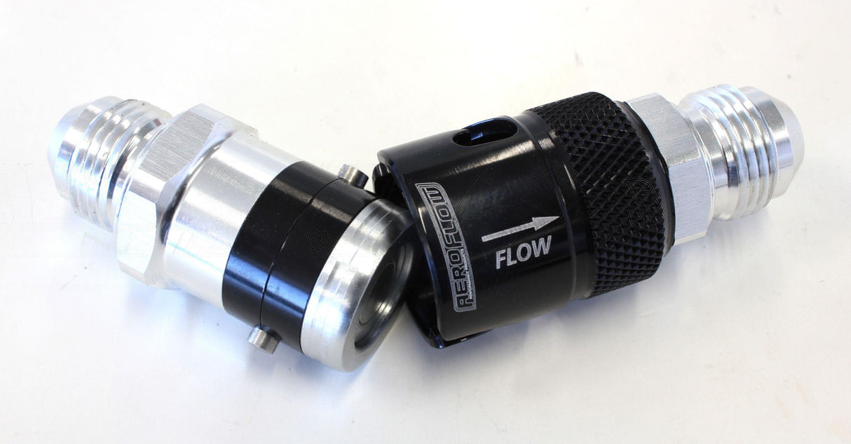 Aeroflow Aluminium Quick Release Fitting -8AN Buna N Seal (AFQR201-08) AFQR201-08