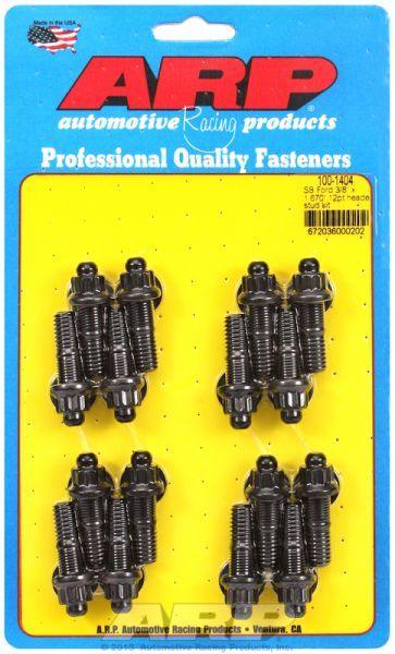 ARP Exhaust Header Stud Kit, 12-Point Nut Black Oxide (AR100-1404) AR100-1404