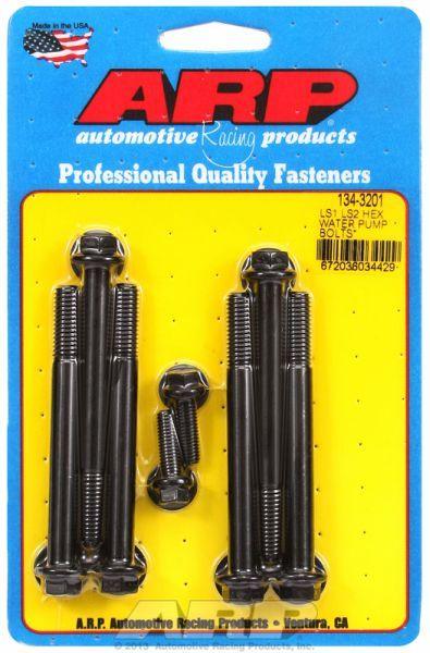 ARP Water Pump & Thermostat Bolt Kit, Hex Head Black Oxide (AR134-3201) AR134-3201
