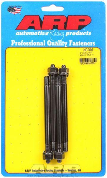 ARP Carburettor Stud Kit, Hex Nut Black Oxide (AR200-2405) AR200-2405