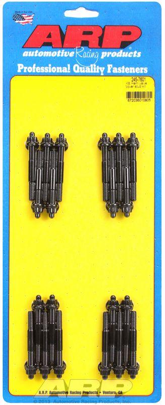 ARP Valve Cover Stud Kit, 12-Point Nut Black Oxide (AR245-7601) AR245-7601