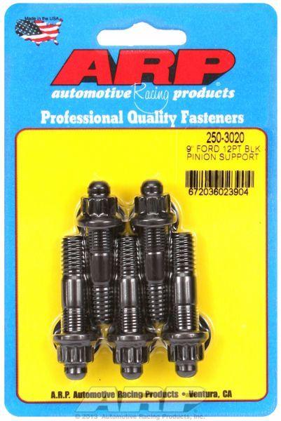 ARP Pinion Support Stud Kit, 12-Point Nut Black Oxide (AR250-3020) AR250-3020