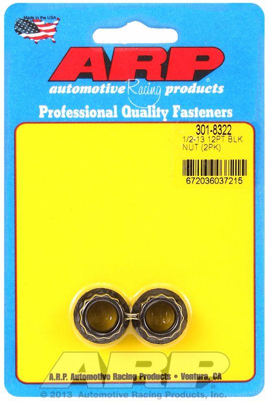 ARP 12-Point Nut, Chrome Moly Black Oxide (AR301-8322) AR301-8322