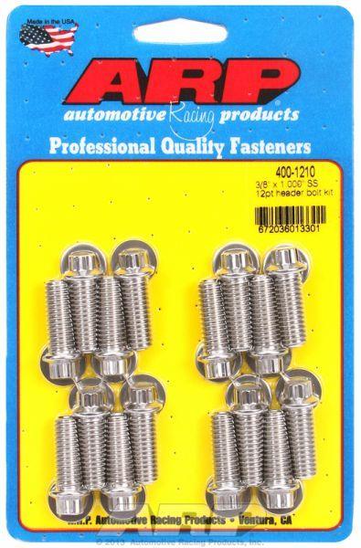 ARP Exhaust Header Bolt Kit, 12-Point S/S (AR400-1210) AR400-1210