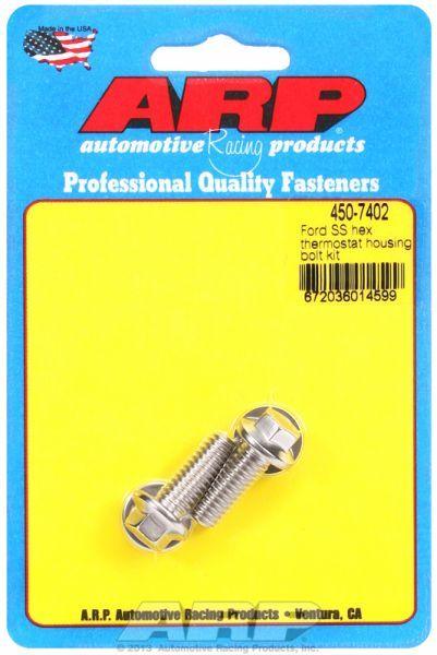 ARP Thermostat Housing Bolt Kit, Hex Head S/S (AR450-7402) AR450-7402