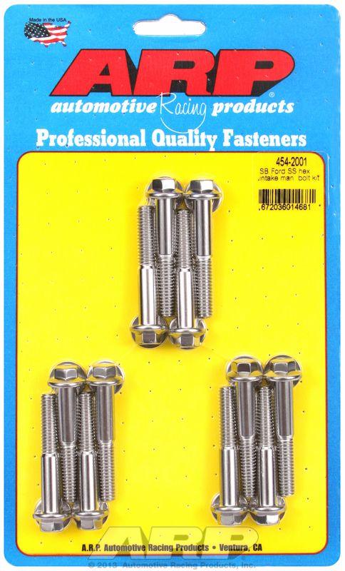 ARP Intake Manifold Bolt Kit, Hex Head S/S (AR454-2001) AR454-2001