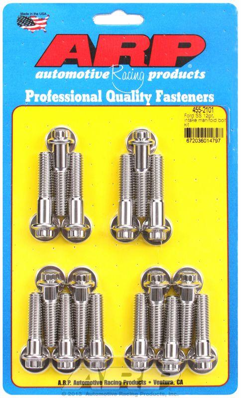 ARP Intake Manifold Bolt Kit, 12-Point Head S/S (AR455-2101) AR455-2101