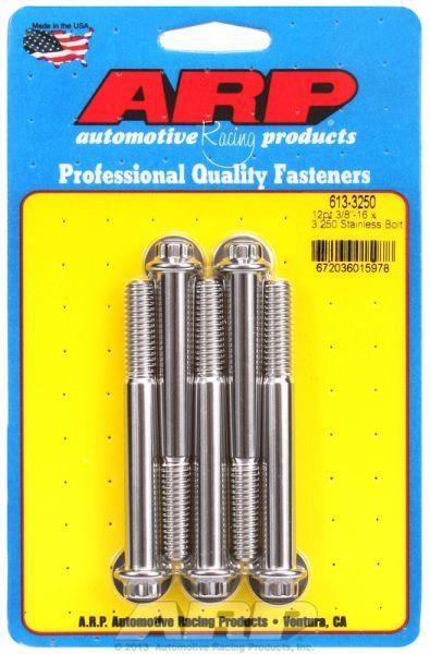 ARP 5-Pack Bolt Kit, 12-Point Head S/S (AR613-3250) AR613-3250
