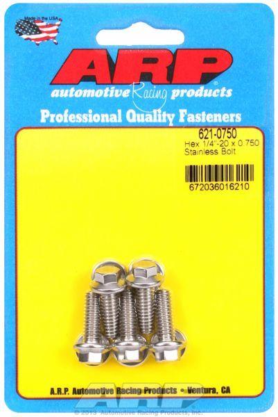 ARP 5-Pack Bolt Kit, Hex Head S/S (AR621-0750) AR621-0750
