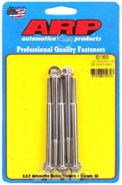 ARP 5-Pack Bolt Kit, Hex Head S/S (AR621-3500) AR621-3500