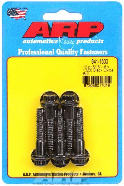 ARP 5-Pack Bolt Kit, 12-Point Head Black Oxide (AR641-1500) AR641-1500