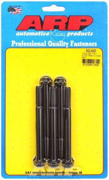 ARP 5-Pack Bolt Kit, 12-Point Head Black Oxide (AR642-4000) AR642-4000