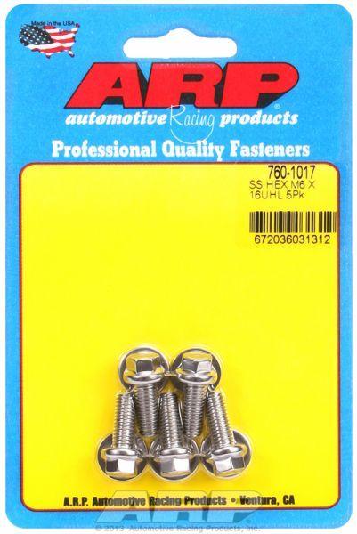 ARP 5-Pack Bolt Kit, Hex Head S/S (AR760-1017) AR760-1017