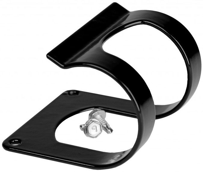 Aeromotive Fuel Filter Mounting Bracket with Rubber Coating, Black (ARO12701) ARO12701