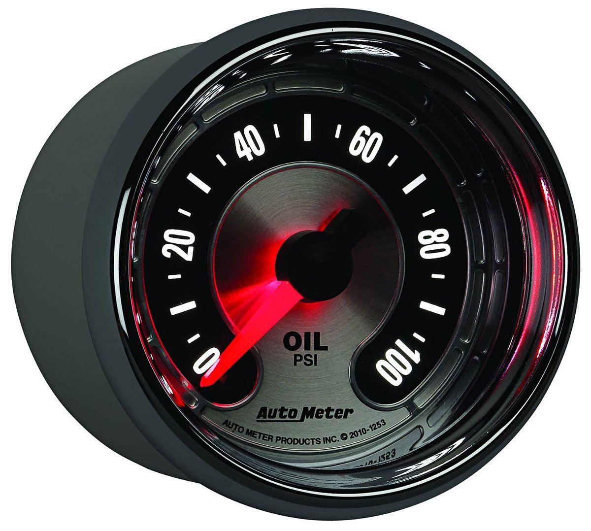 AutoMeter American Muscle Oil Pressure Gauge (AU1253)
