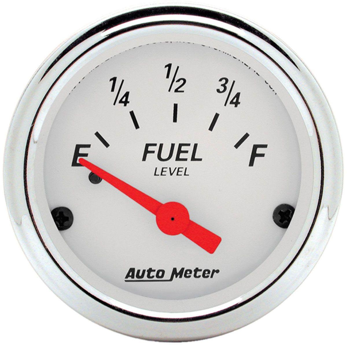 AutoMeter Arctic White Series Fuel Level Gauge (AU1315) AU1315