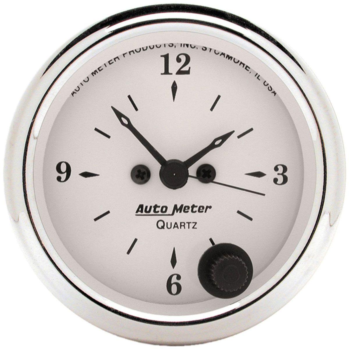 AutoMeter Old Tyme White Series Clock (AU1686) AU1686