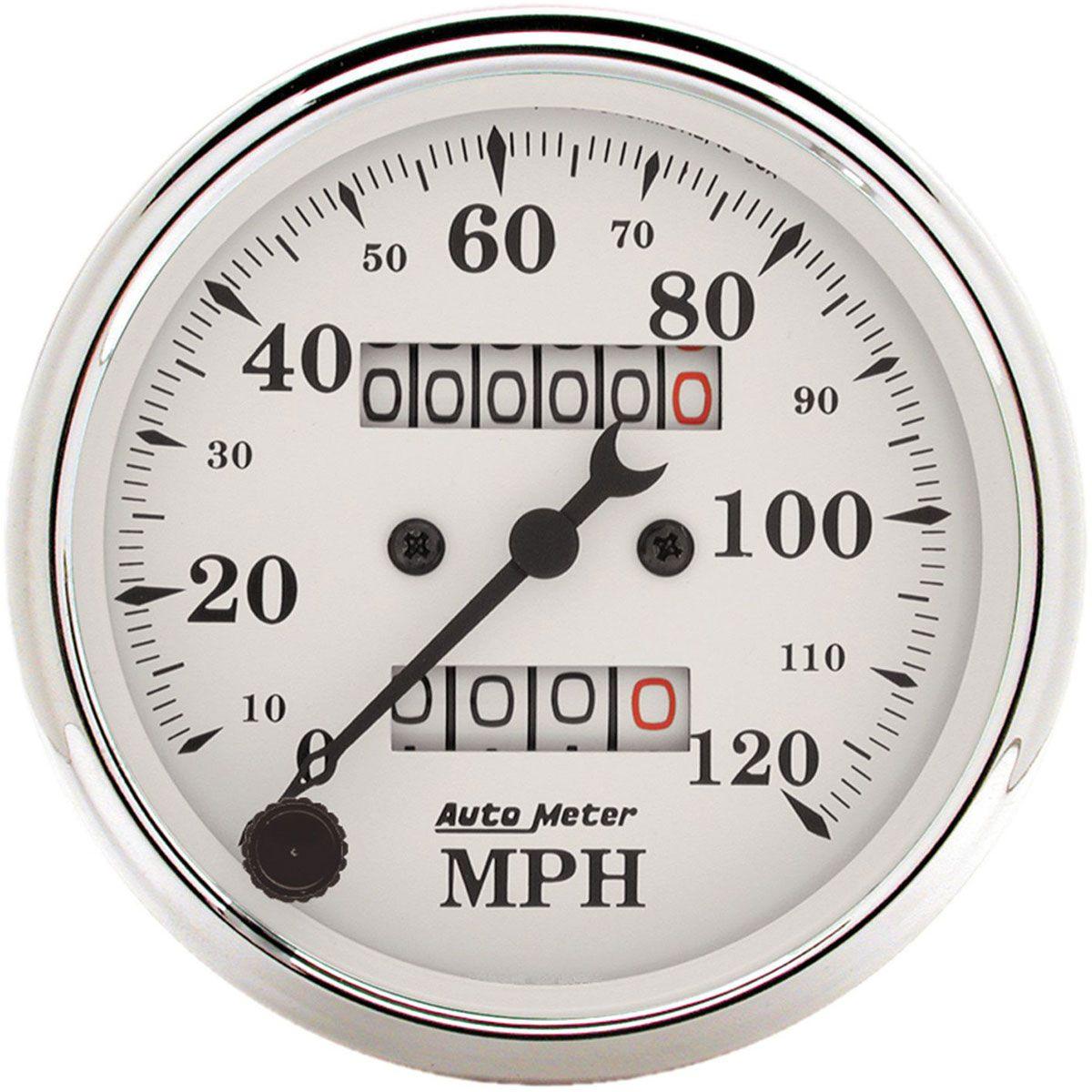 AutoMeter Old Tyme White Speedometer (AU1693) AU1693