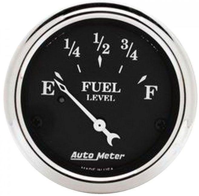 AutoMeter Old Tyme Black Series Fuel Level Gauge (AU1716) AU1716