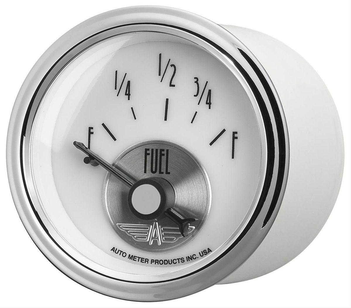 AutoMeter Prestige Series - Pearl Fuel Level Gauge (AU2015) AU2015
