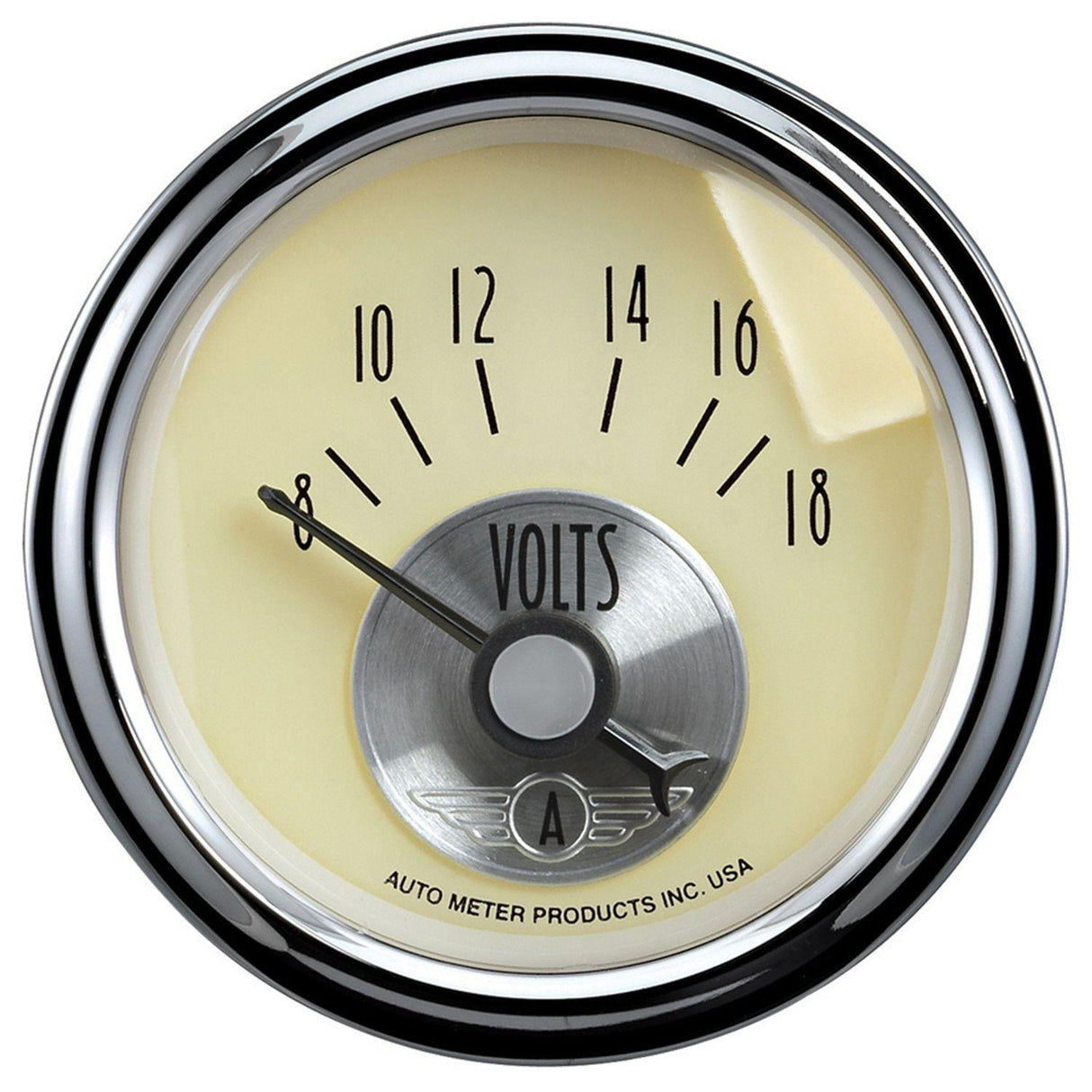 Autometer Antique Ivory Voltmeter (AU2092) AU2092