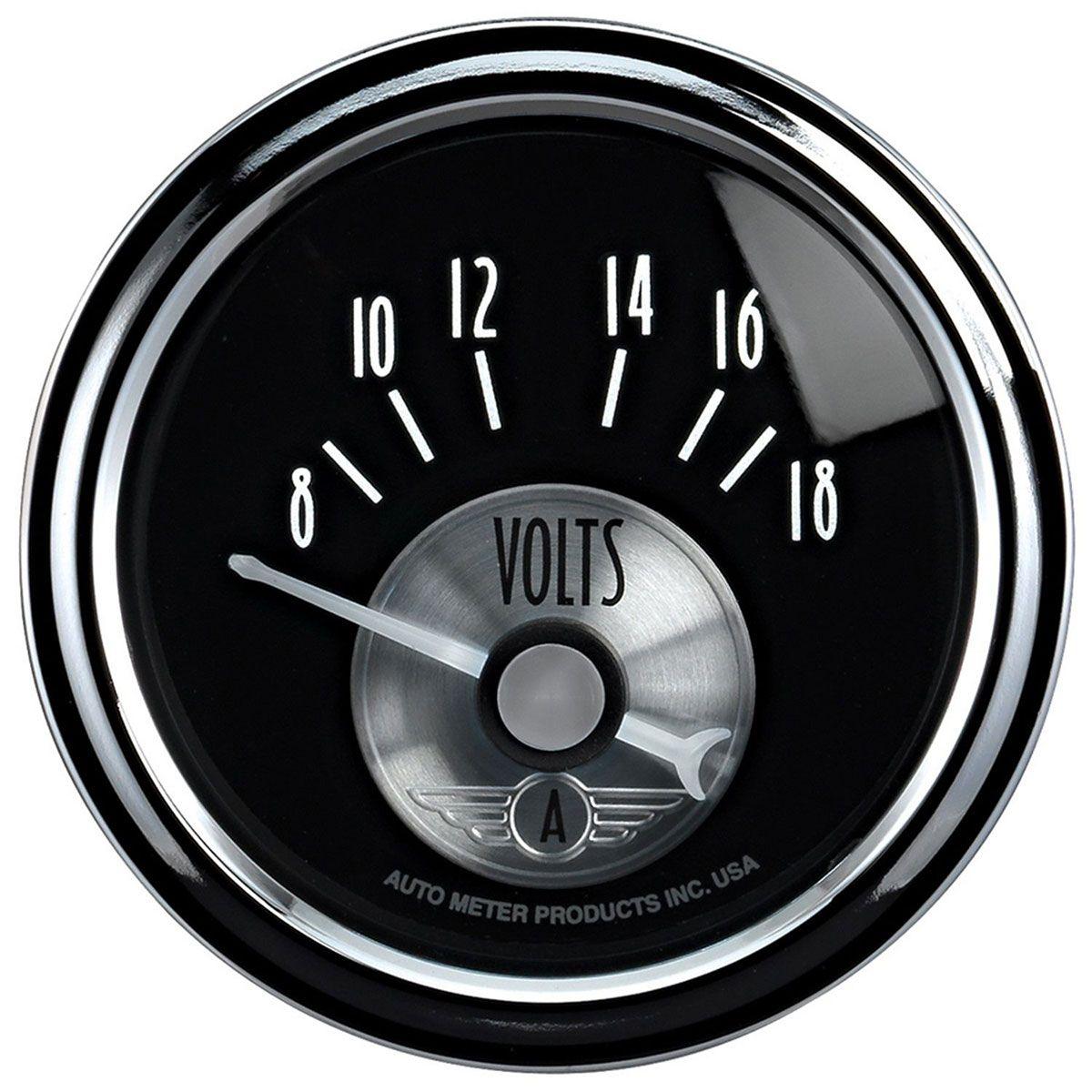 Autometer Black Diamond Voltmeter Gauge (AU2093) AU2093