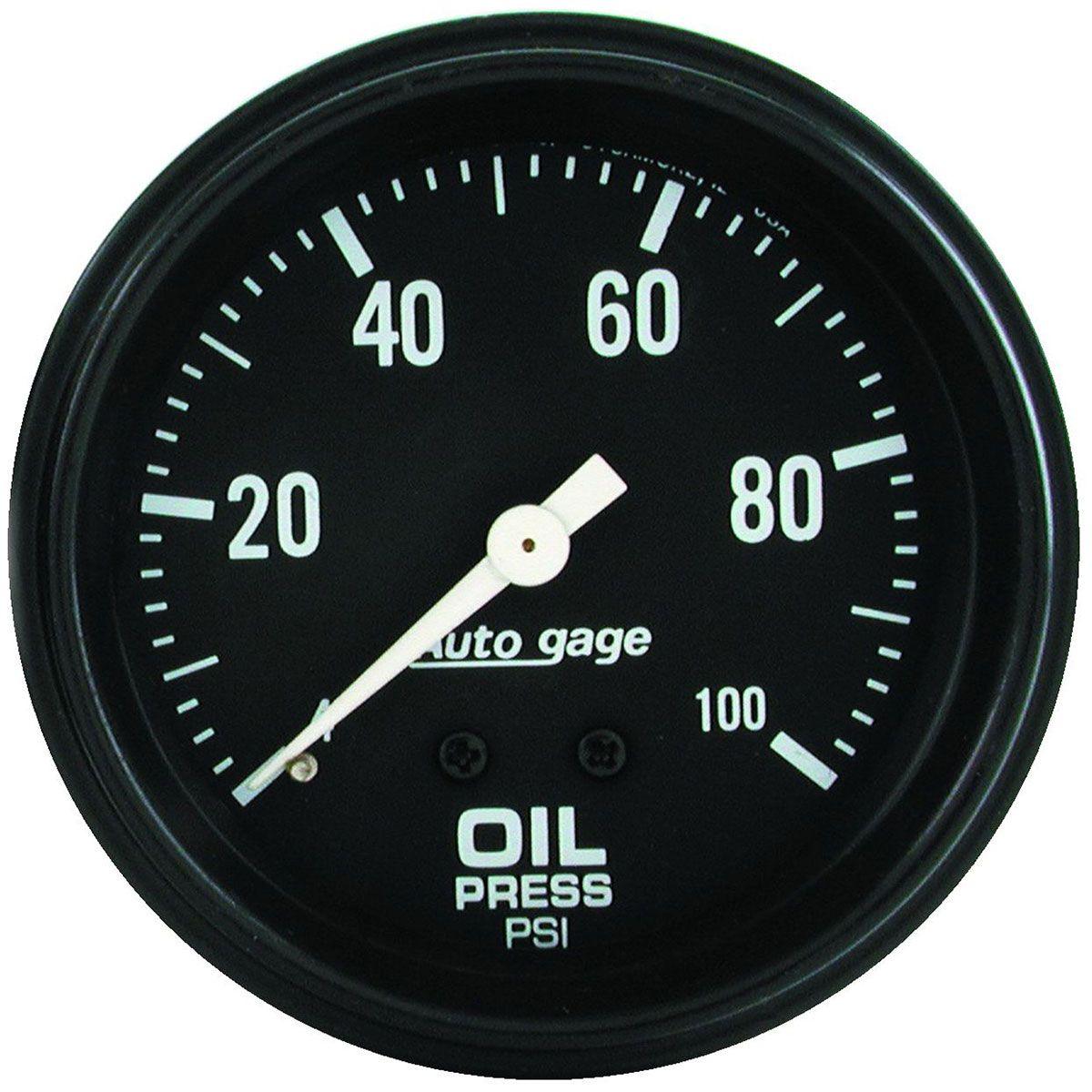 Autometer Auto gage Series Oil Pressure Gauge (AU2312) AU2312