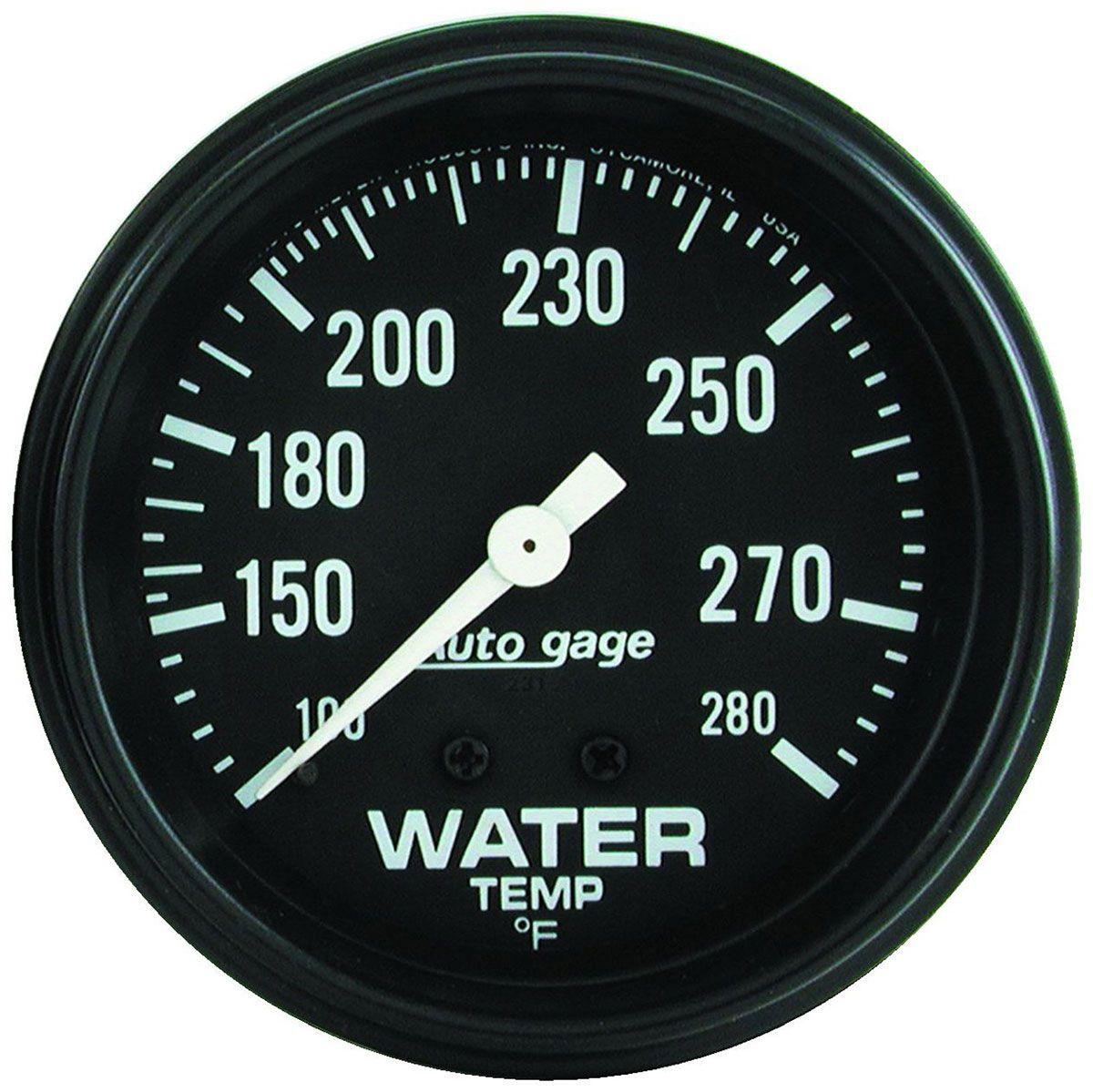 AutoMeter Auto gage Series Water Temperature Gauge (AU2313) AU2313