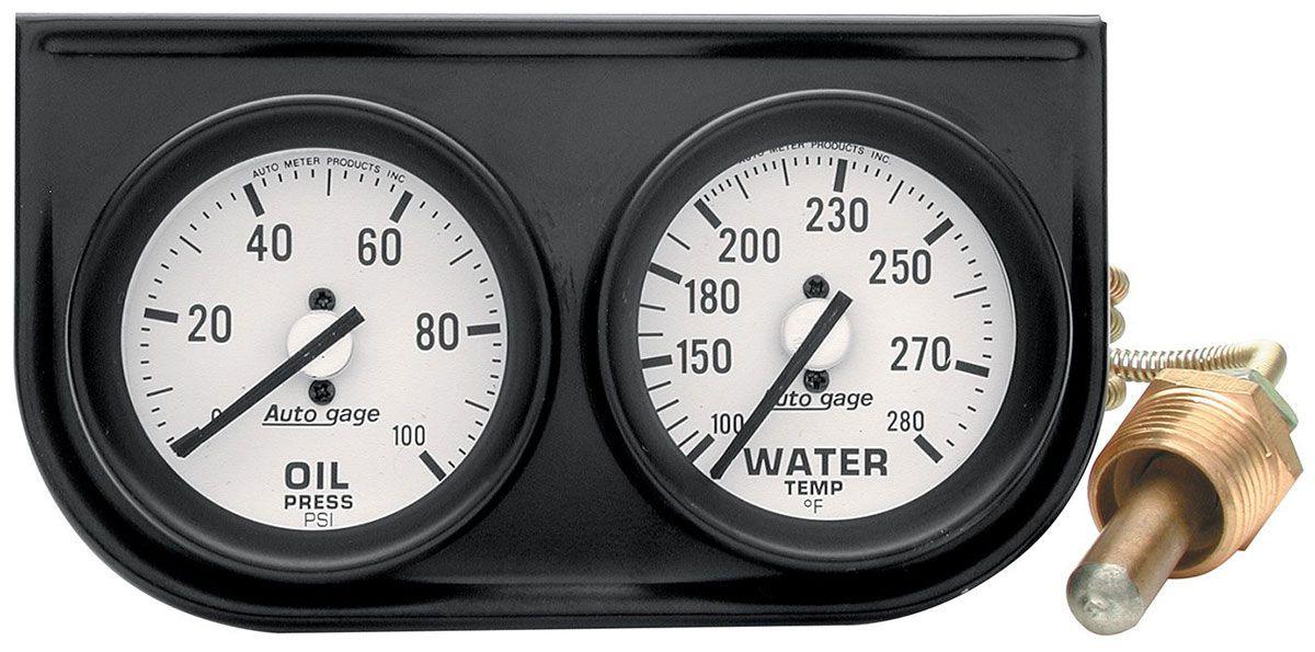 AutoMeter Auto gage Two-Gauge Console (AU2326) AU2326