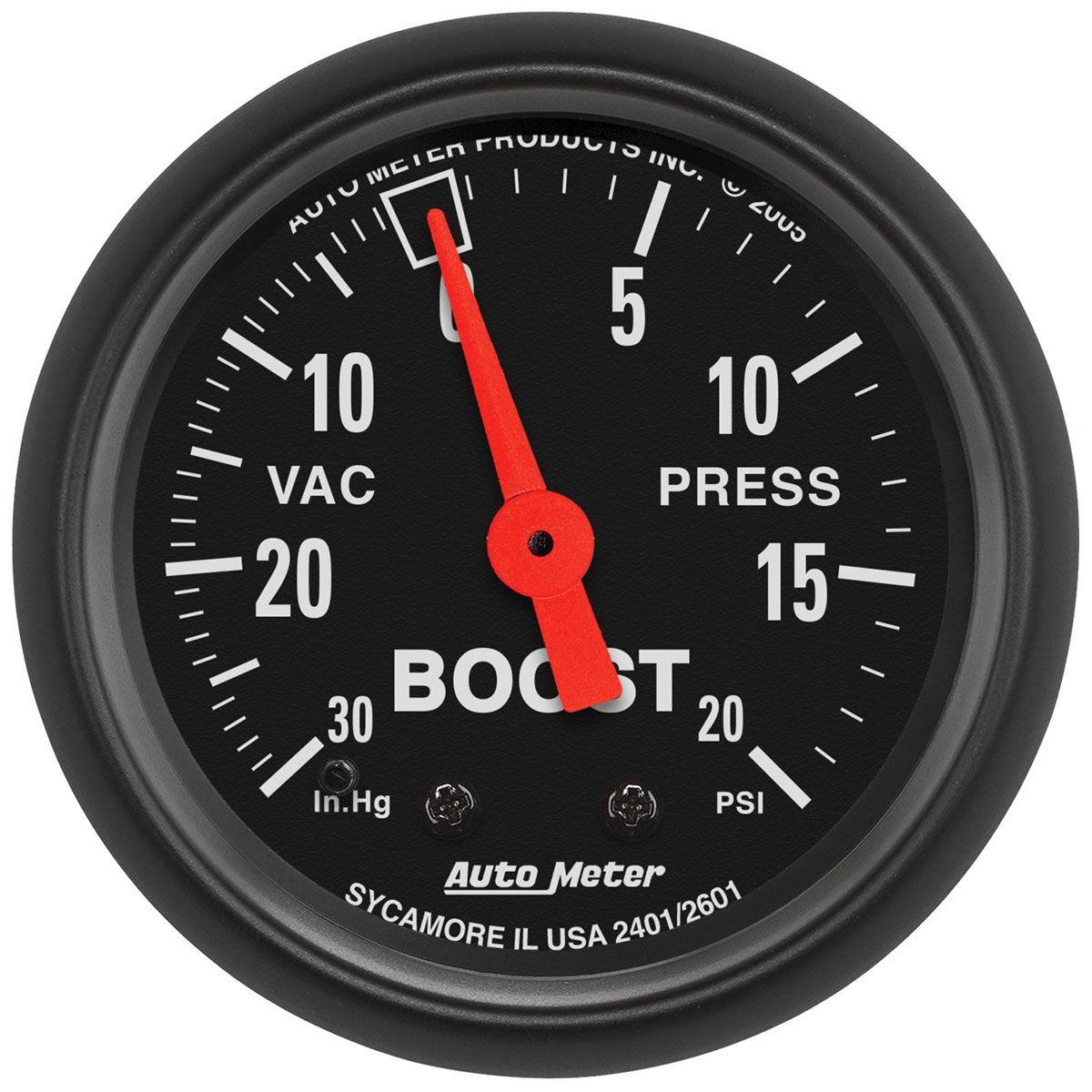 Autometer Z-Series Boost/Vacuum Gauge (AU2601) AU2601