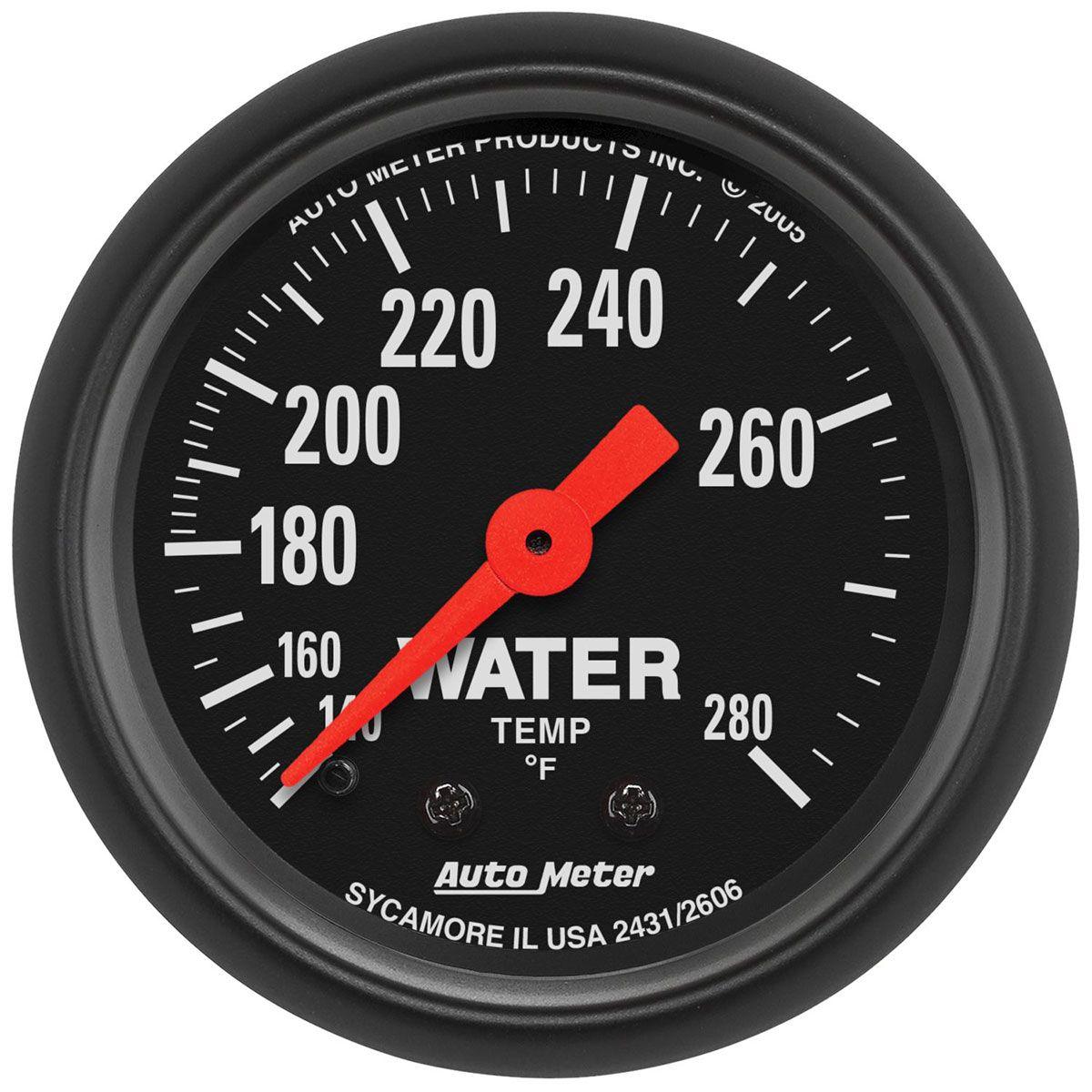 AutoMeter Z-Series Water Temperature Gauge (AU2606) AU2606