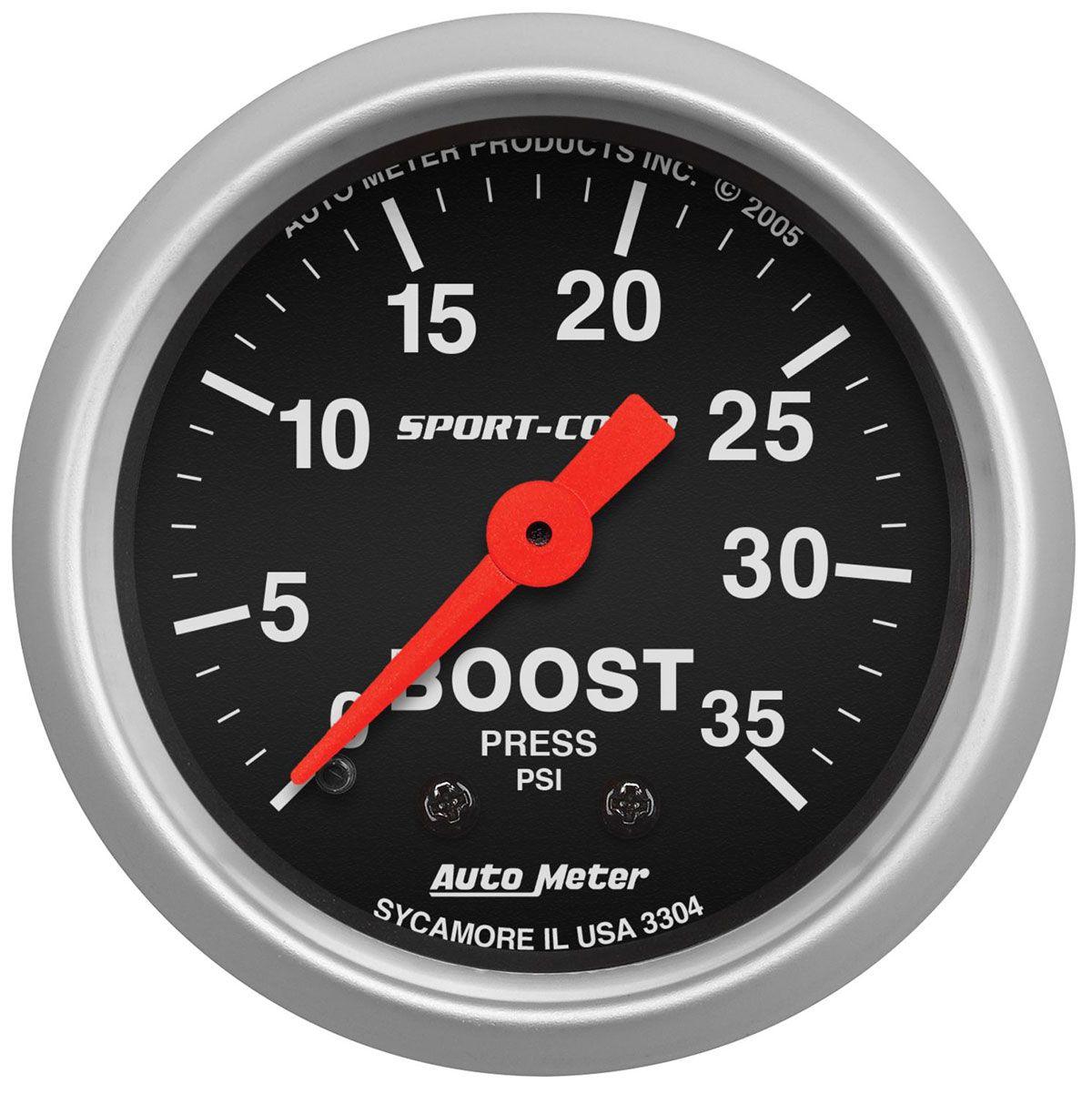 Autometer Sport-Comp Series Boost Gauge (AU3304) AU3304