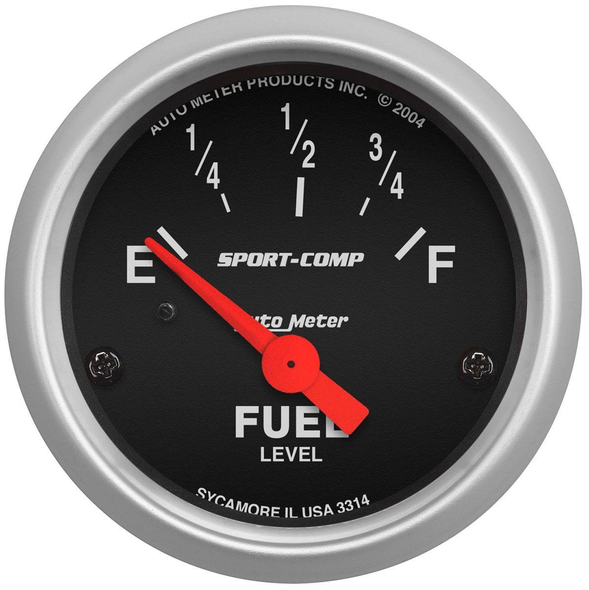 AutoMeter Sport-Comp Series Fuel Level Gauge (AU3314) AU3314
