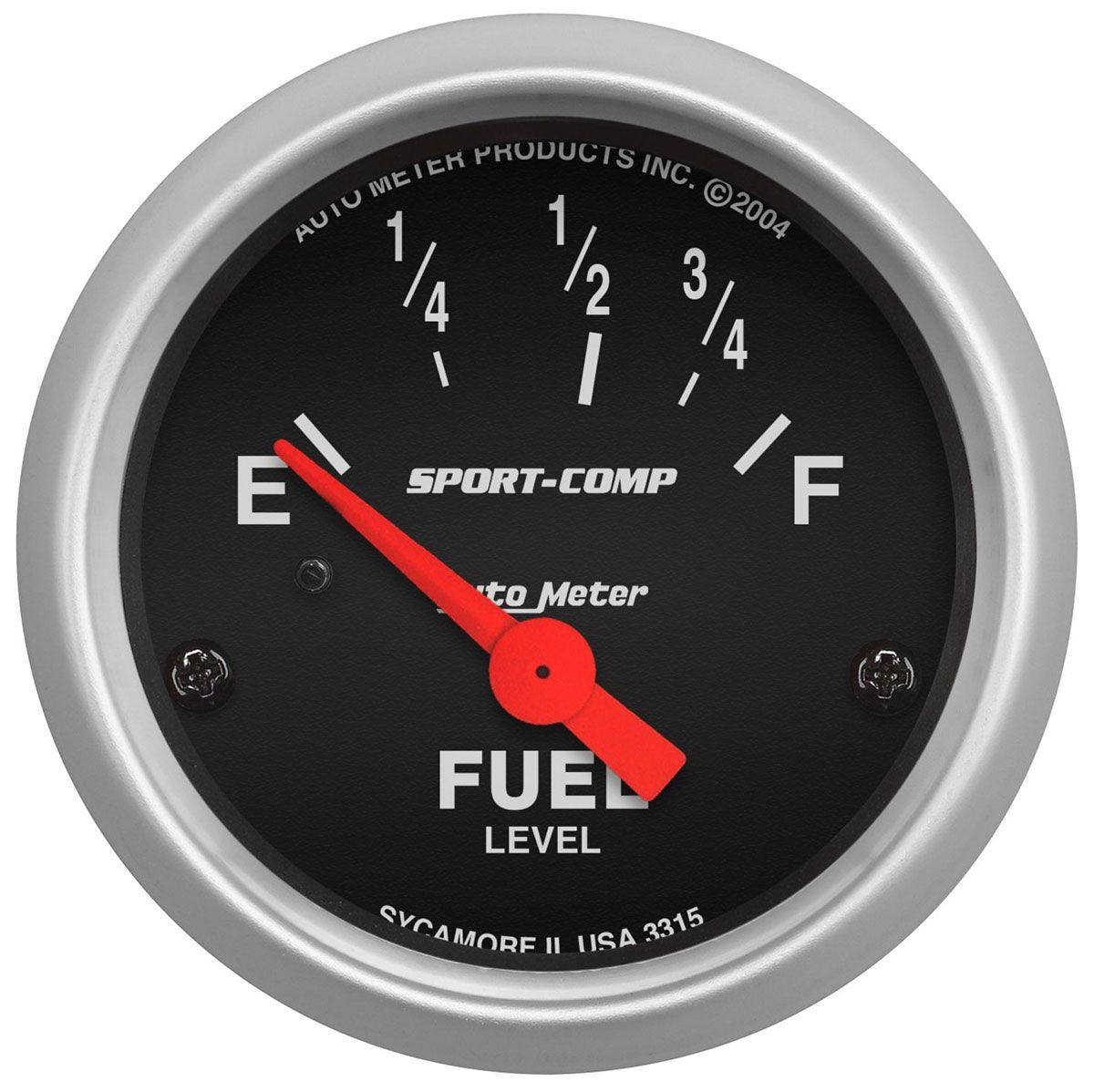 AutoMeter Sport-Comp Series Fuel Level Gauge (AU3315) AU3315
