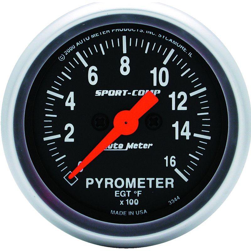 Autometer Sport-Comp Series Pyrometer Gauge (AU3344) AU3344