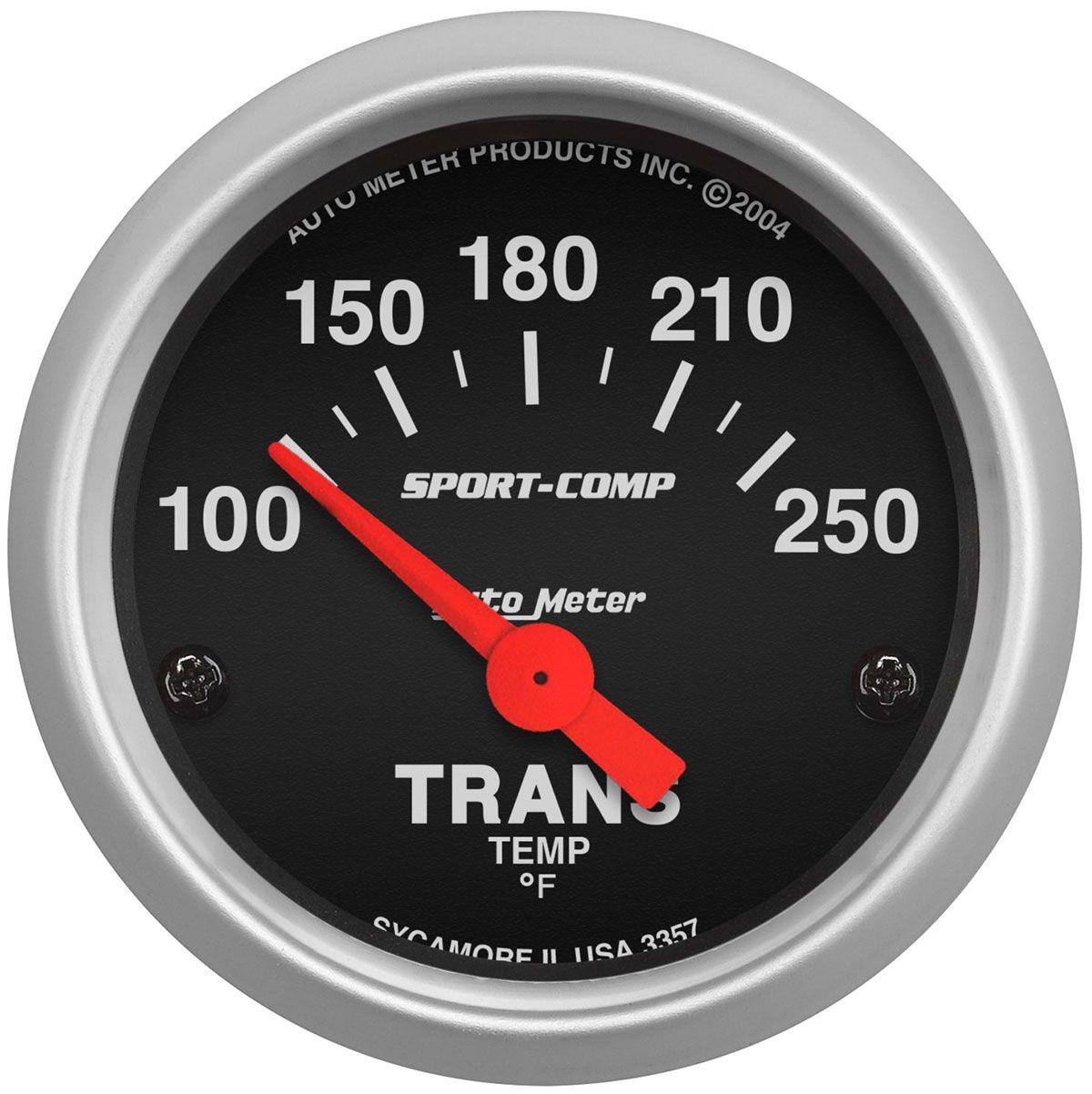 Autometer Sport-Comp Series Transmission Temperature Gauge (AU3357) AU3357