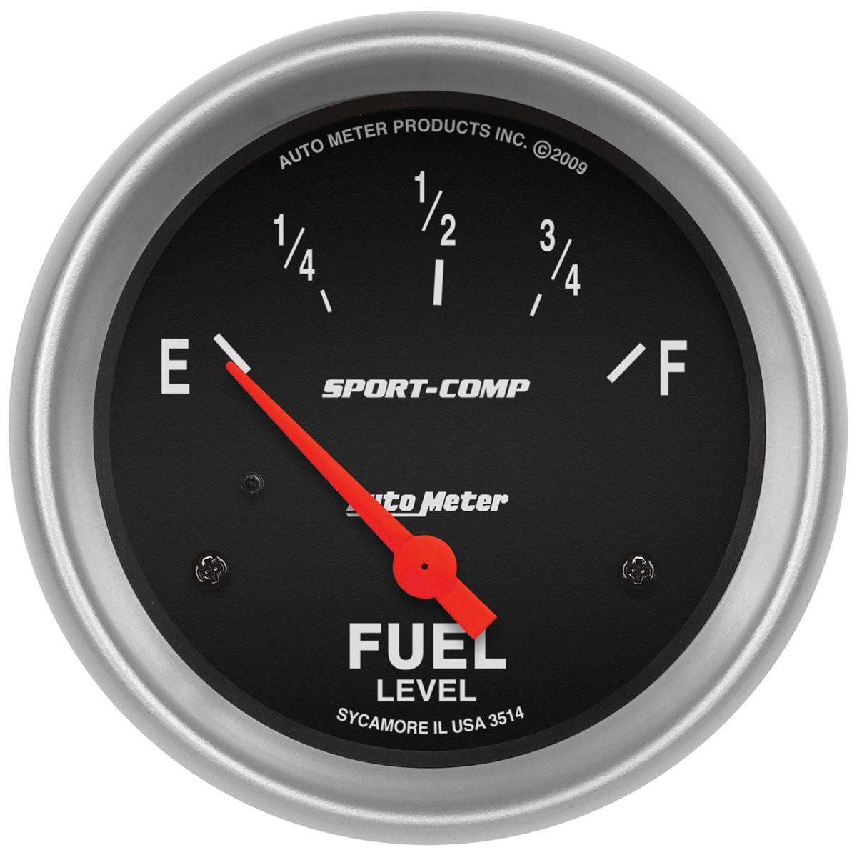 AutoMeter Sport-Comp Series Fuel Level Gauge (AU3514) AU3514