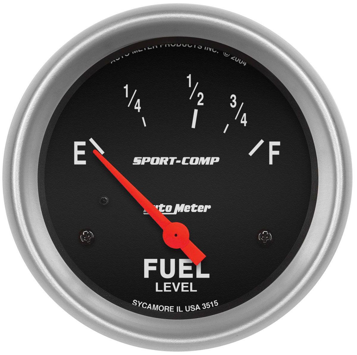 Autometer Sport-Comp Series Fuel Level Gauge (AU3515) AU3515