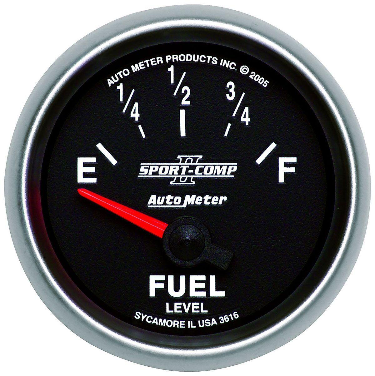 Autometer Sport-Comp II Fuel Level Gauge (AU3616) AU3616