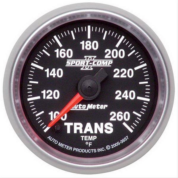 AutoMeter Sport-Comp II Transmission Temperature Gauge (AU3657) AU3657