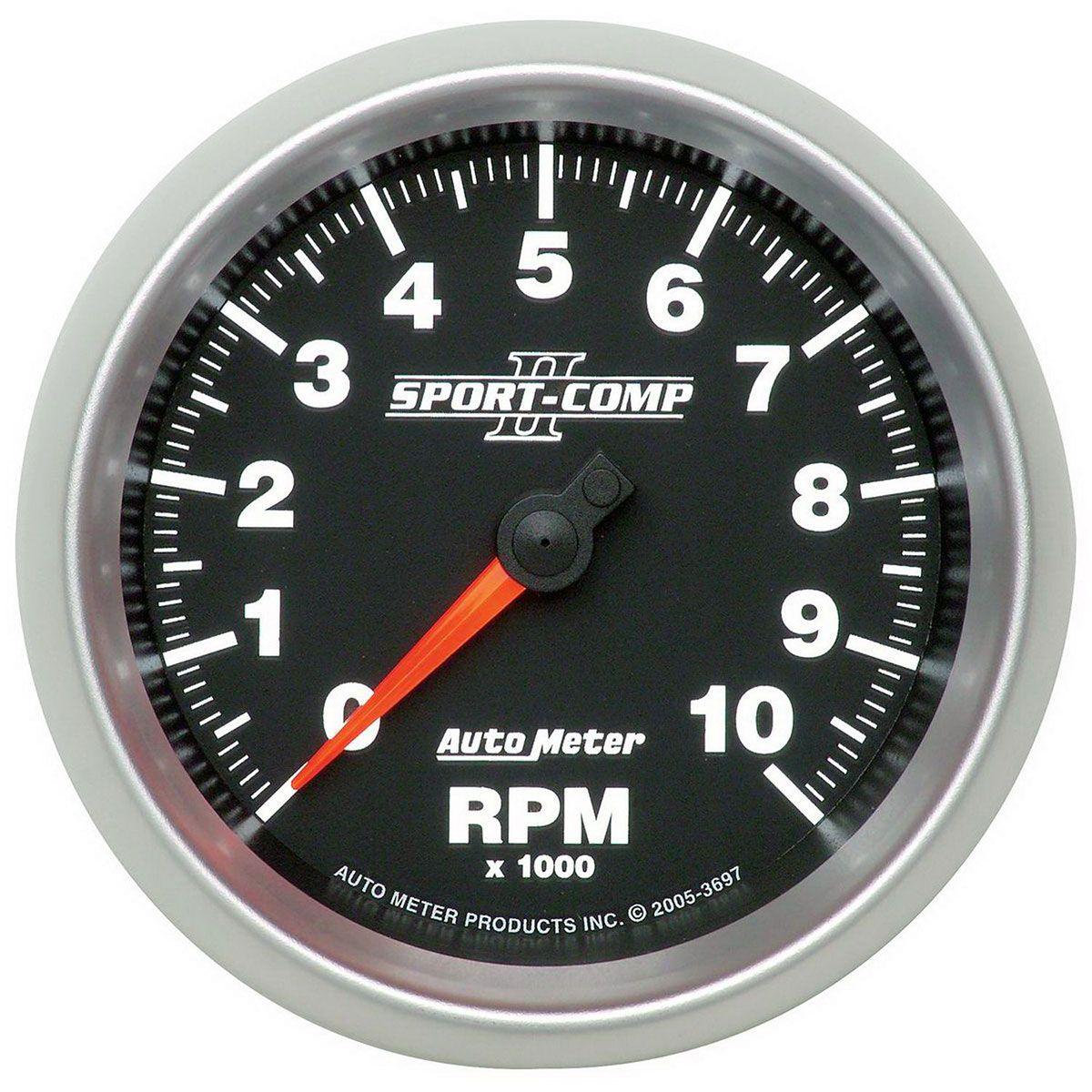 AutoMeter Sport-Comp II Tachometer (AU3697) AU3697