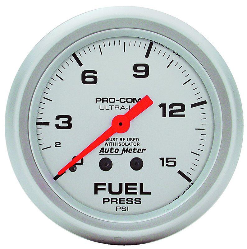 AutoMeter Ultra-Lite Series Fuel Pressure Gauge (AU4413) AU4413