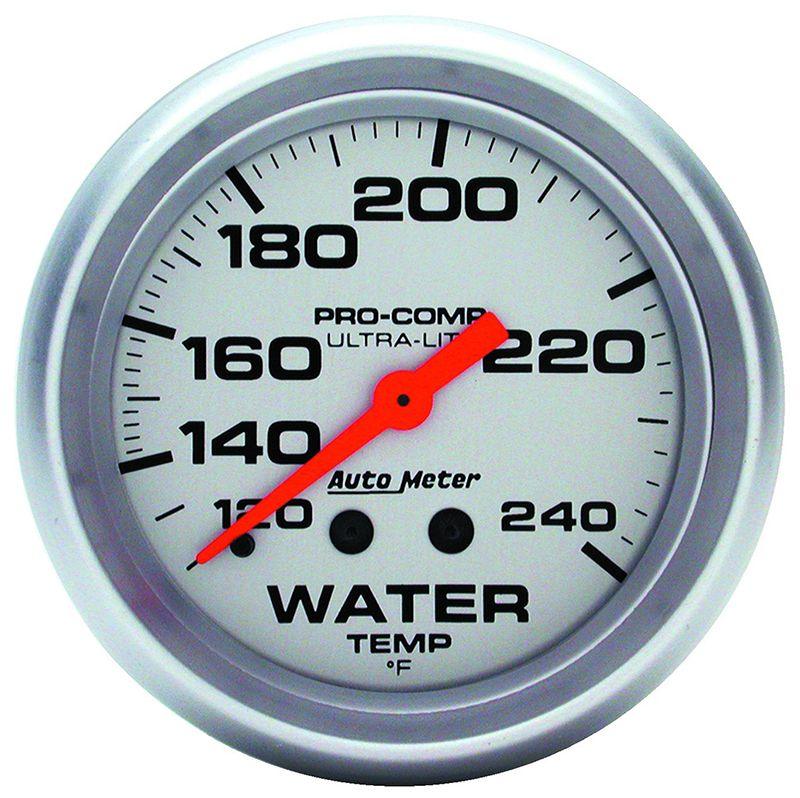 AutoMeter Ultra-Lite Series Water Temperature Gauge (AU4433) AU4433